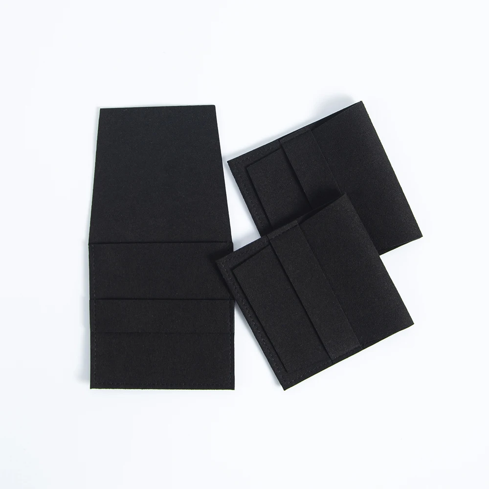 20 Stuks 6.2x6.2cm 8x8cm Sieraden Microfiber Strip Tas Ringen Oorbellen Studs Hanger Ketting Organizer Envelop Pouch Bruiloft gunsten - afbeelding 1