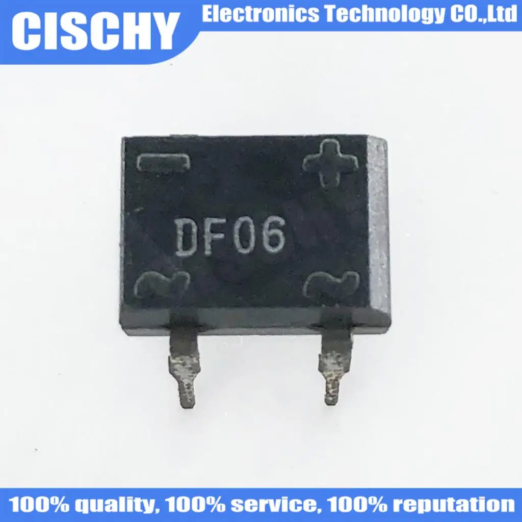 10pcs/Lot DF06M DF06 DIP-4 1A 600V Bridge rectifier bridge In Stock