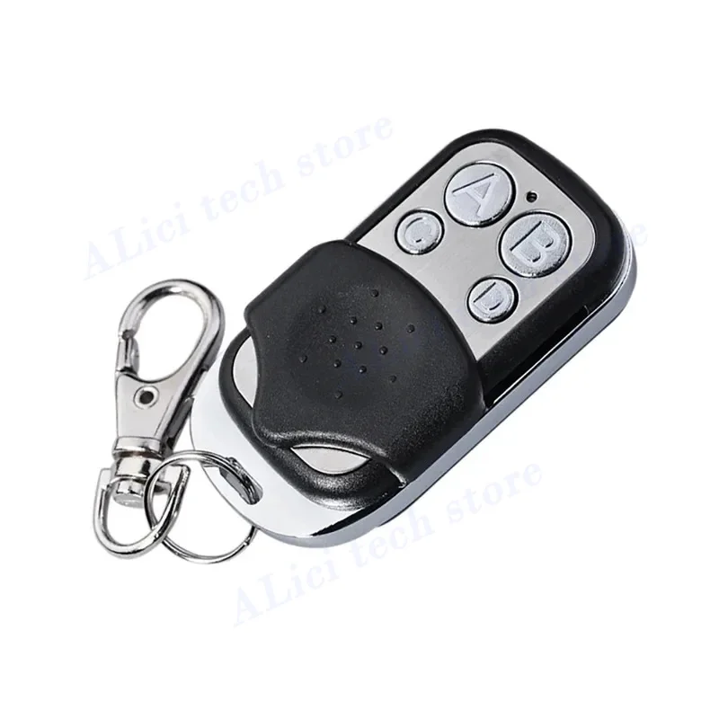 Metal Push Button Remote Control Transmitter ABCD / Lock Unlock 4 Button 433MHz Universal 4 Buttons Garage Door Opener Remote
