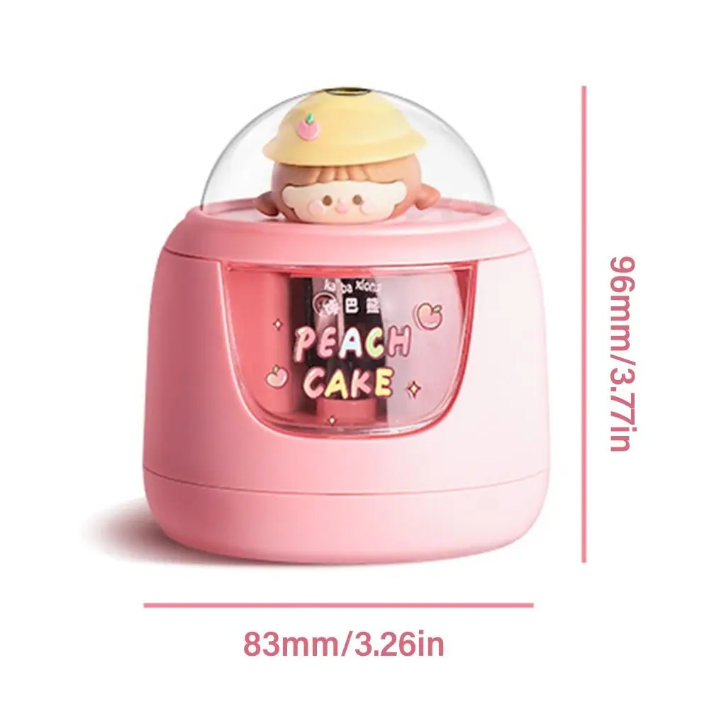 Cute Cartoon Battery Charging Electric Pencil Sharpener Switch Automatic Pencil Sharpener Creative Stationery Office School