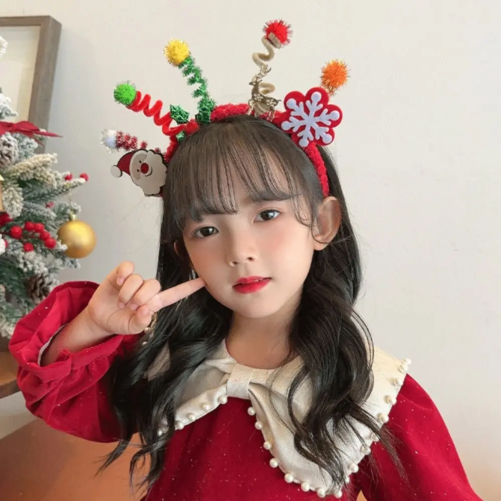 

Hair Accessories Christmas Headband Merry Chritmas Xmas Santa Claus Hair Hoop Hairband Headpiece Antler Hair Hoop Girls/Female