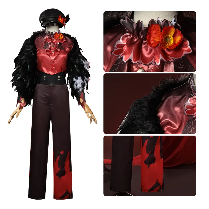 Edgar Valden Polychrome Printing Skin Cosplay Game Painter Costume Clothing Party Suit