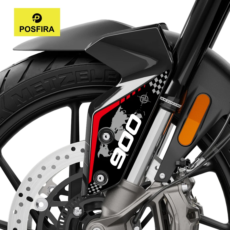 

POSFIRA наклейка на переднее крыло мотоцикла, виниловые наклейки для Triumph Tiger 900 GT/Pro 2024 2023 2022 2021 2020, аксессуары для брызговиков