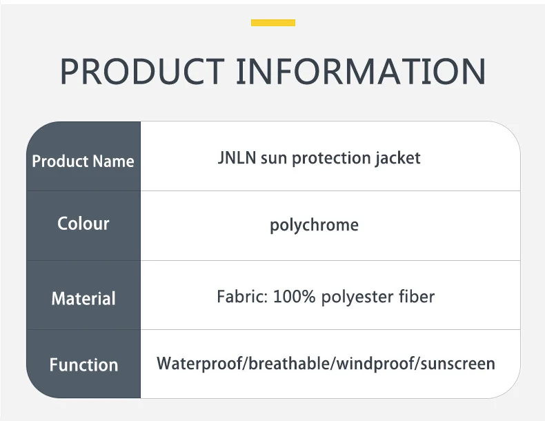 JNLN Men Women Waterproof Hiking Jacket Quick Dry Sun Protection Windbreaker Unisex Camping Climbing Outdoor Sports Rain Coat 18 S6bac96851e8844eea6fc864956aade07z
