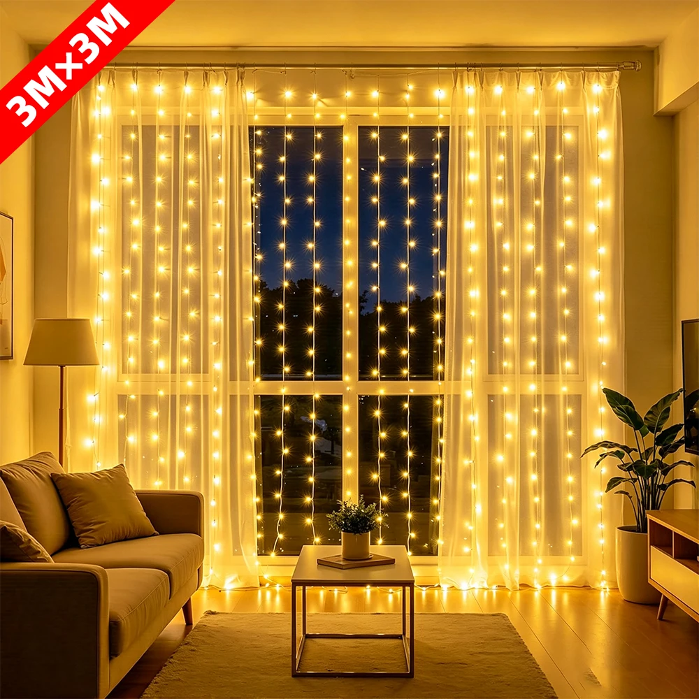 Christmas Lights Outdoor - Feestverlichting met USB-aansluiting, 8 standen, hangende