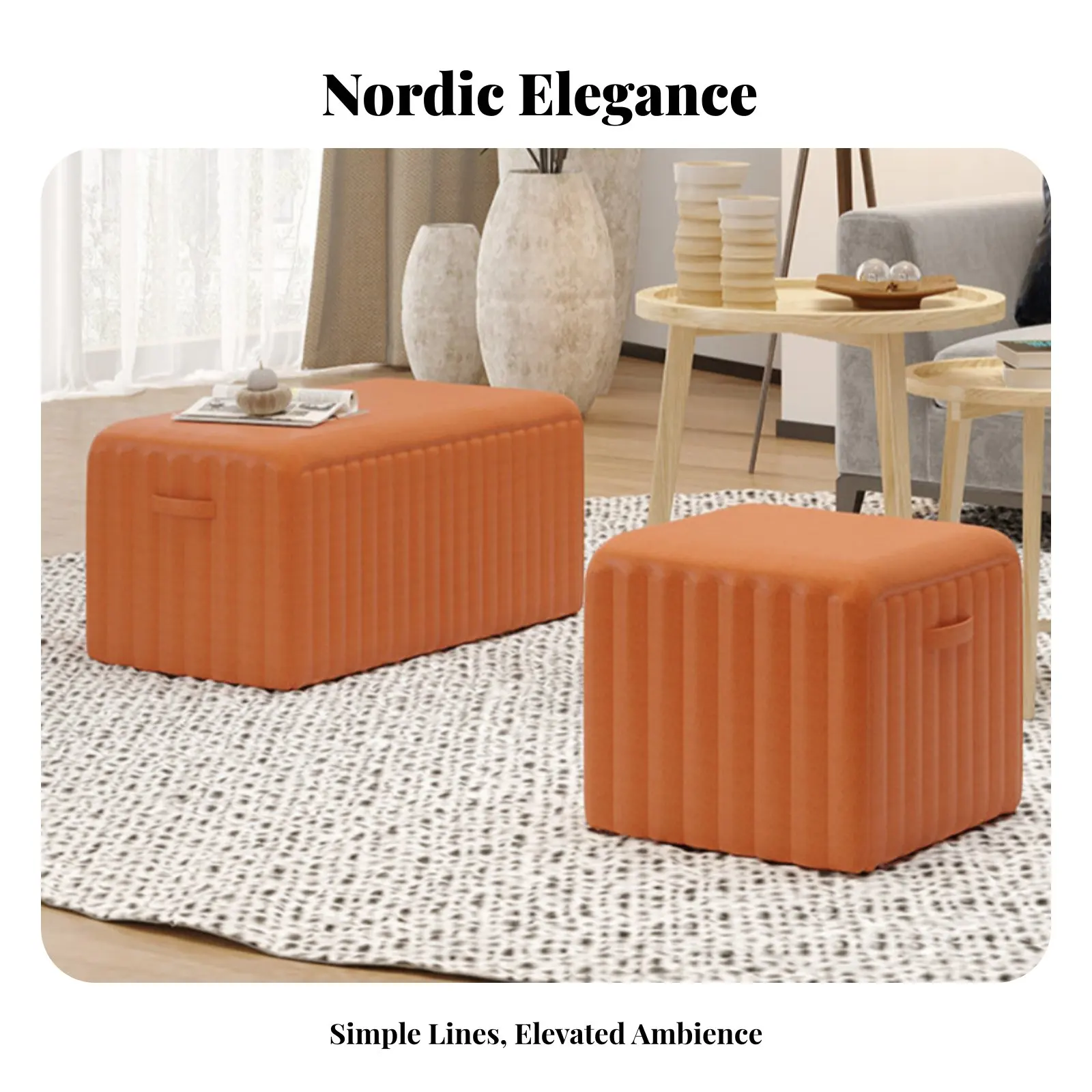 

Пуфик в форме таблетки в скандинавском стиле, дизайнерский, для прихожей, легкий люкс, прочная конструкция, для дома, гостиной, гардеробной