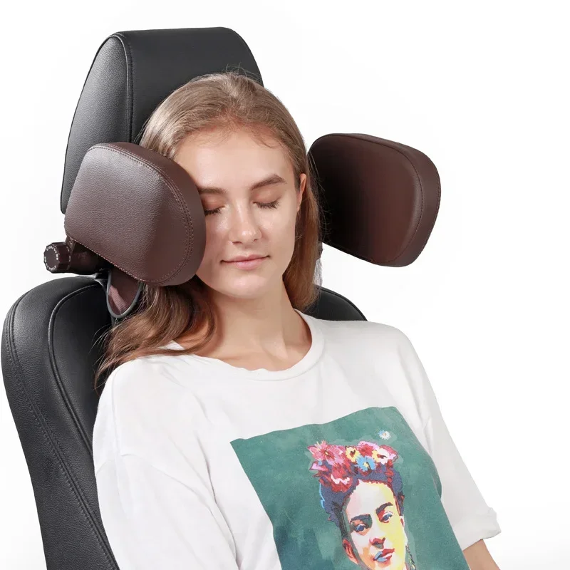 Car Neck Headrest Pillow Vehicle Pillow Cushion Seat Sleeping Head Cushion Support Pillow U-Shaped Travel Restraint