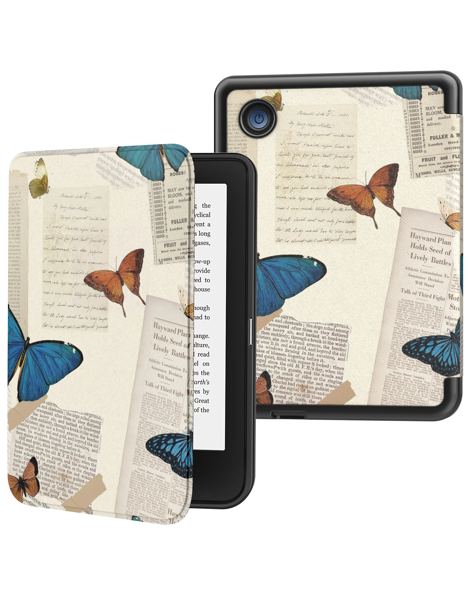 

Case for Kobo Clara BW/Clara Colour/Clara 2E 6",Ultra Slim Lightweight with Auto Wake/Sleep Cover Folio Case for Kobo Clara BW