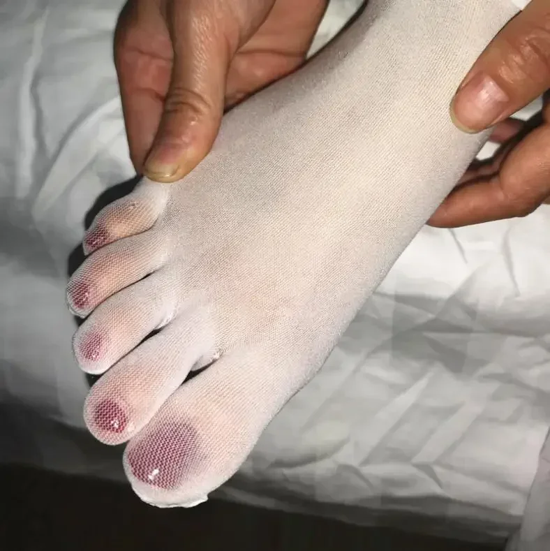 export to Janpan 10d Velvet seamless Five toe abdomen drawing butt-lifting five fingers stockings pantyhose