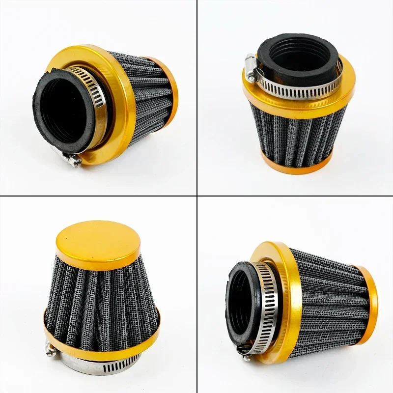 Motorcycle Mushroom Head Air Filter 35mm 38mm 42mm 48mmUniversal Fit for 50cc 110cc 125cc 140cc Motorcycle Scooter Pit Dirt Bike