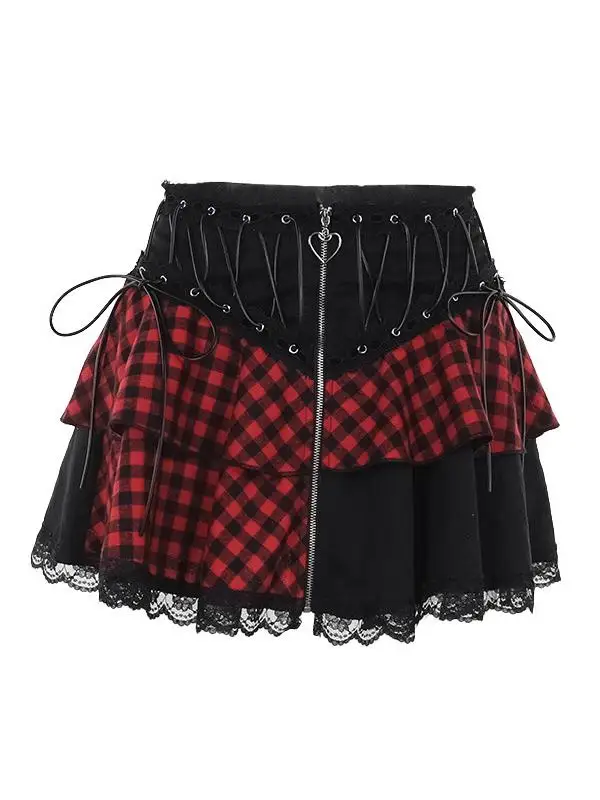 กระโปรงทรงเอแบบเซ็กซี่  คอลเลคชั่นฤดูใบไม้ร่วง  ดีไซน์ทันสมัย  ลายทางต่อผ้า  กระโปรงแฟชั่นสำหรับสาวๆ  ผ้าโพลีเอสเตอร์  เส้นใยโพลีเอสเตอร์