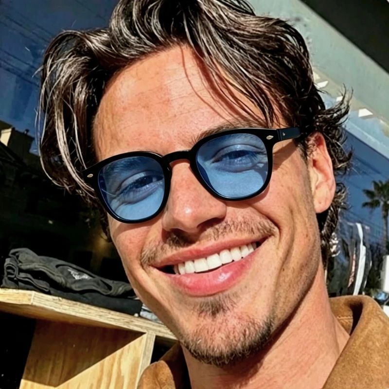 Neue Vintage Rechteckige Sonnenbrille für Männer und Frauen Luxusmarken-Designer Quadratische Sonnenbrillen Modische Herren-Sonnenbrillen Oculus Weihnachten