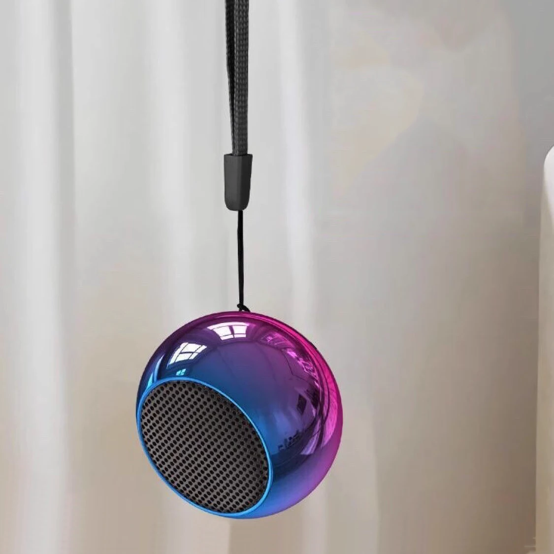 

STTKGZD Мини Bluetooth-динамик с микрофоном TWS Беспроводная звуковая коробка Hi-Fi Музыка Сотовый телефон Планшет Металлический громкий динамик Портативный сабвуфер
