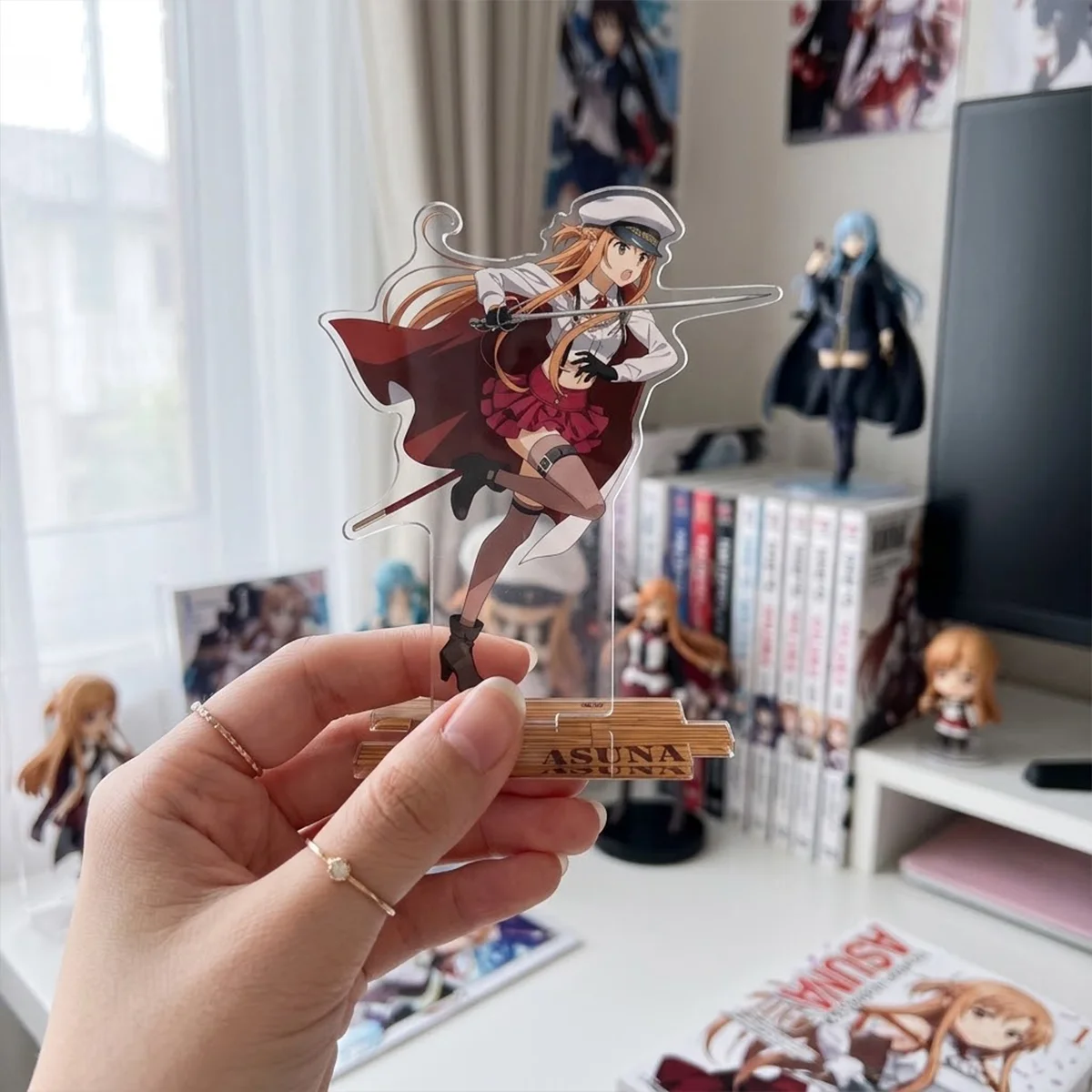 Anime Gift Sword Art Online 15cm Acrylic Stand Set SAO Collectible Merch Desk Decor Halloween Fan Display Rerelease Keychain