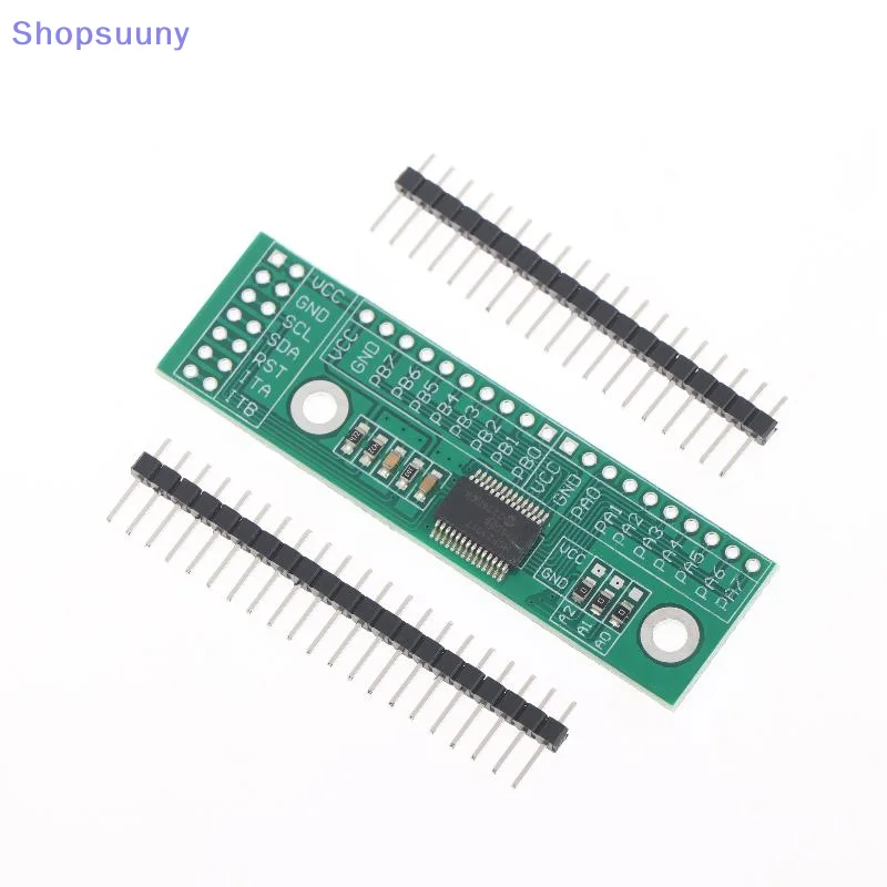 [SU]MCP23017-E/SS I2C Interface To 16IO IIC Input/Output Expansion Board Module MCP23017 Chip 3.0V-5.5V For C51[SU]