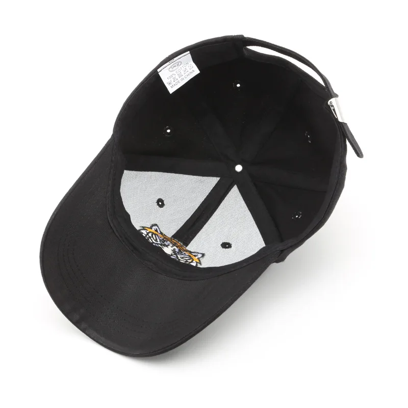 D&T 2022 New Fashion Cotton Hat Men\'s Ladies Sunscreen Versatile Adjustable Tiger Logo Breathable Street Baseball Casual Cap