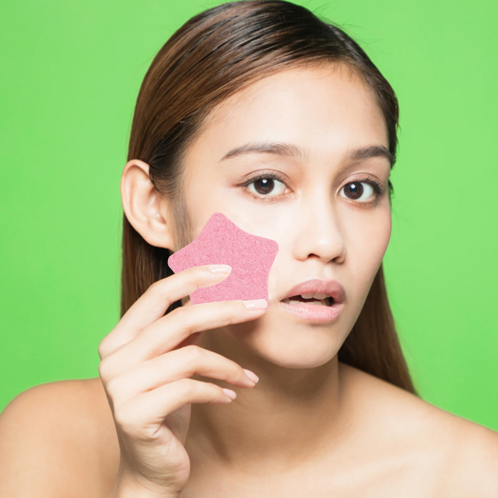 25 قطعة من إسفنجة التنظيف للوجه، وسادات إزالة المكياج اللطيفة، وسادات قطنية قابلة للتقشير، مريحة للسفر والعناية بالبشرة #6