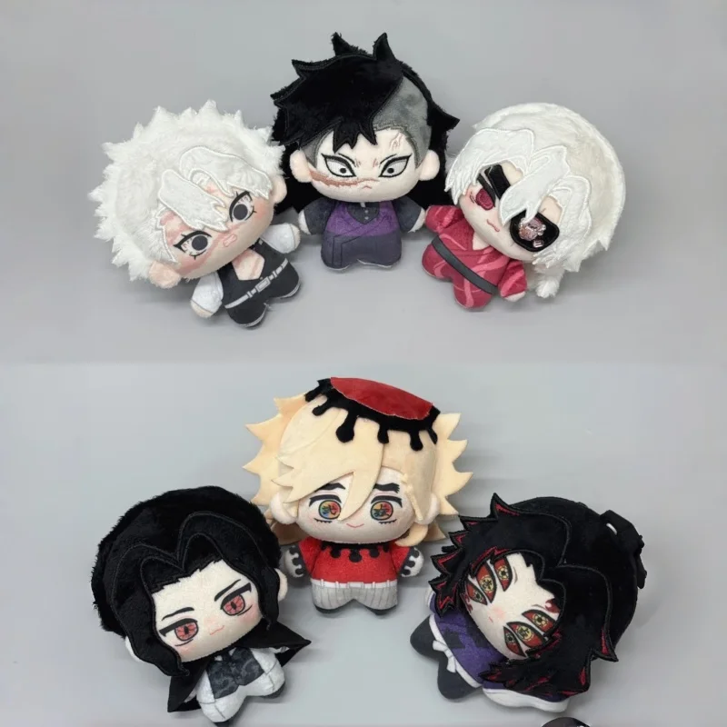 Autêntico novo em estoque ghost slayer lâmina 10cm algodão boneca morto por kawashiya genmi shitengen boneca pingente brinquedo de presente de natal