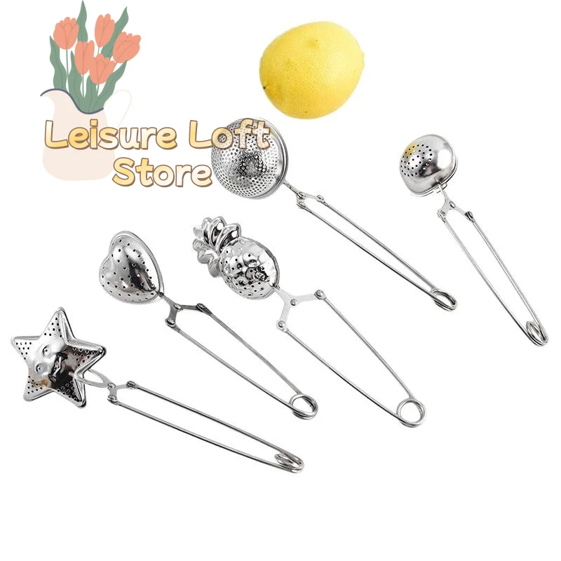 Stainless Steel Tea Infuser Non Toxic Reusable Tea Strainer Multifunctional Coffee Filter for Home Office Daily Brewing