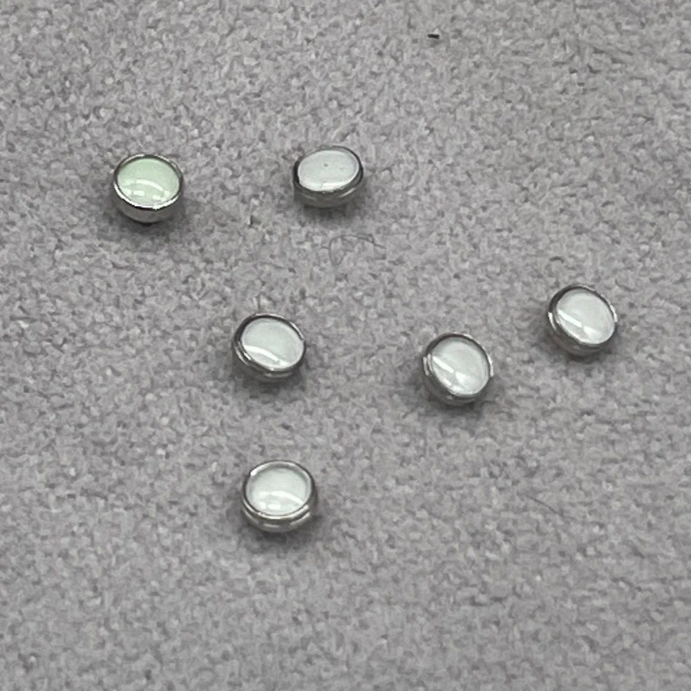 Super Blue Luminous Pin Dot for 38mm Watch Bezel insert Ring Pearl Replacement for Rlx/GMT/SUB Wristwatch Accessories