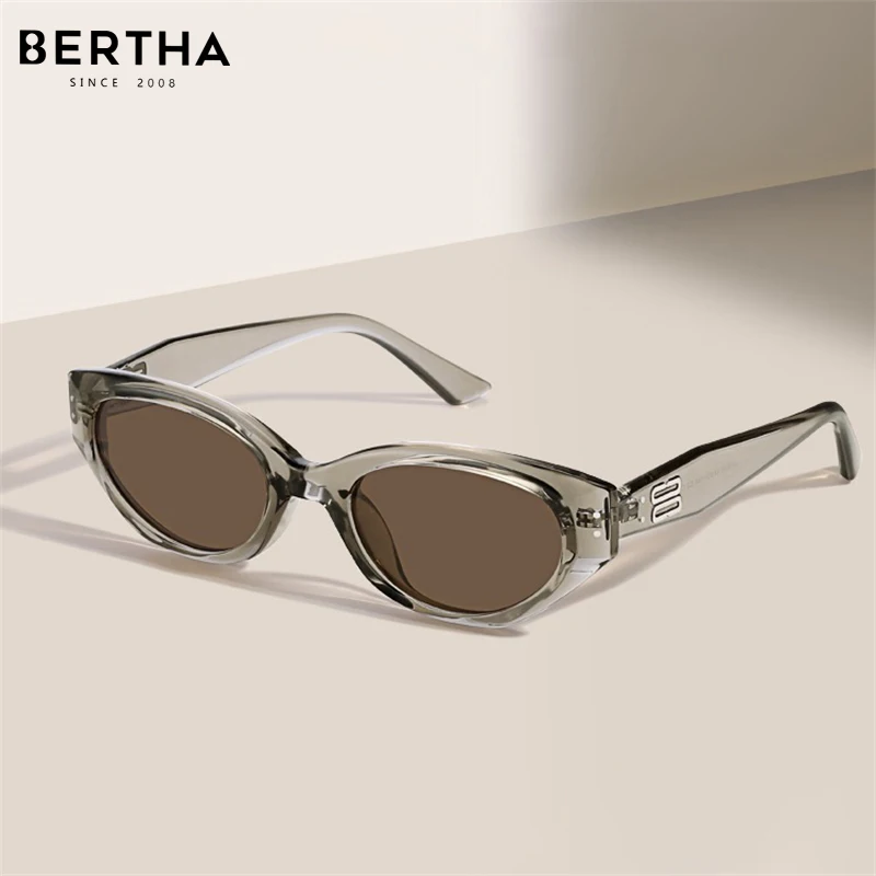 

BERTHA Cat Eye Sunglasses Women's GM New Premium Polarizing Sunglasses UV400 Spring 2024 Advanced Eyeglasses Sense Girls