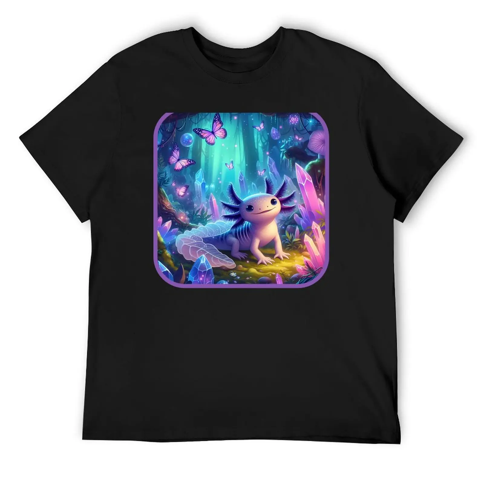 

Axolotl Art #54 Axolotl Lovers T-Shirt man clothes Short sleeve tee tops anime shirts men