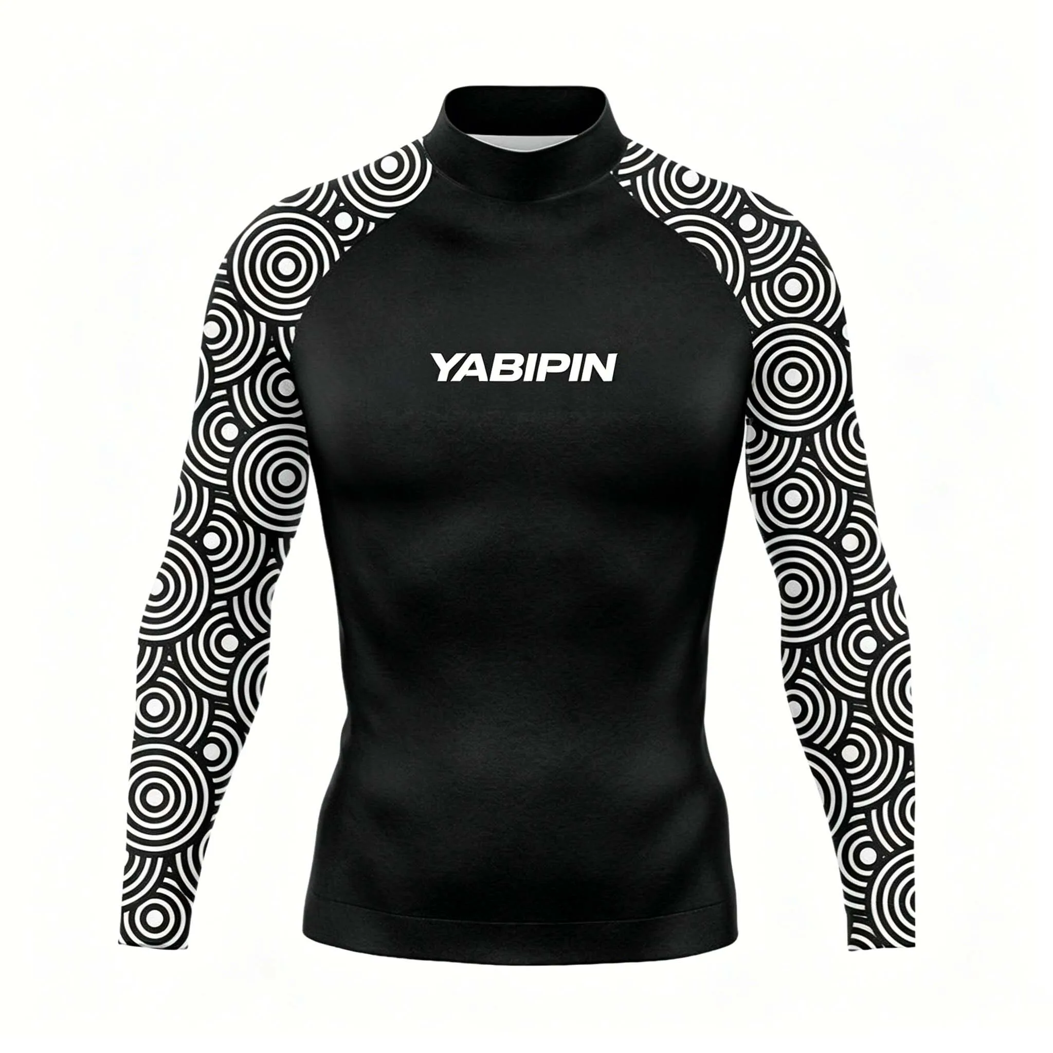 Surf Clothing Men Summer Tights Long Sleeve Swimsuit Rash Guard Surf T-Shirt Swimming Diving Tops Quick Dry for Men