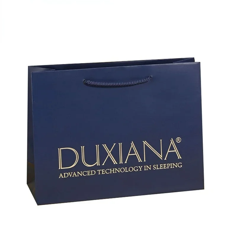 Jewelry paper bag customized logo printing high quality big size Shopping Gift Jewelry Packaging Paper Bag