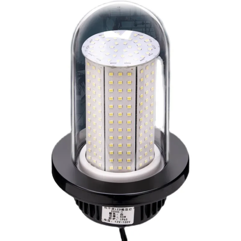 Lumière LED Marine Super Brillante, Étanche IP65, 50W/30W, Rouge/Blanc/Vert, Lumière d'Ambiance pour la Navigation, DC 12V/24V