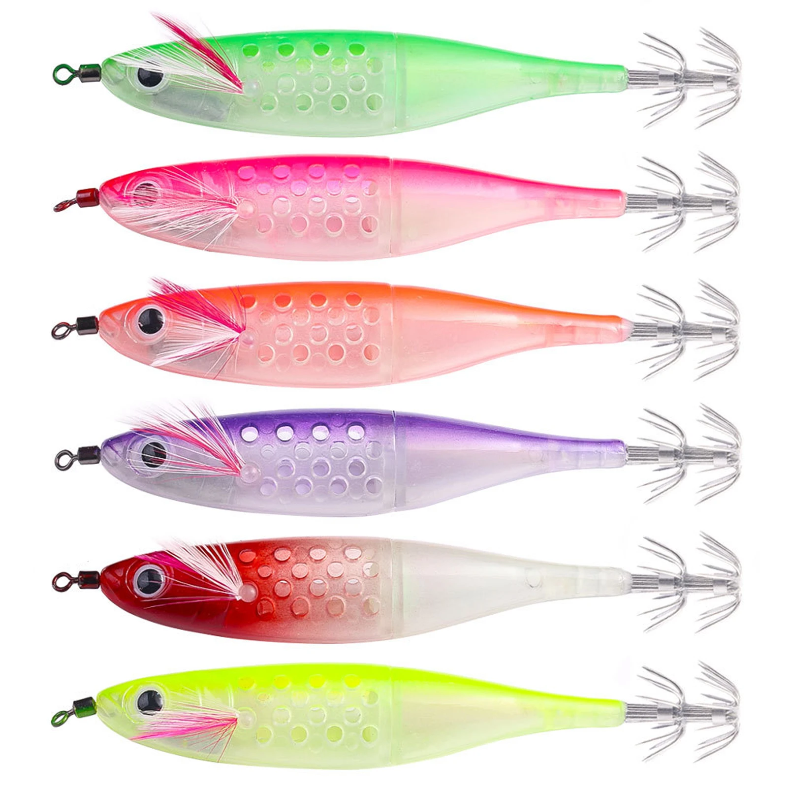 Free Fisher Señuelo Wobbler de pulpo luminoso para lubina nocturna - imagen 2