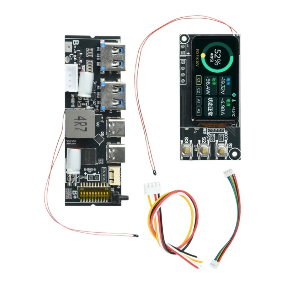 100W Power Supply Mainboard 30 Adjustable For Menu Parameters DIY Power Supply Mainboard For Multi-purpose Electrical Device