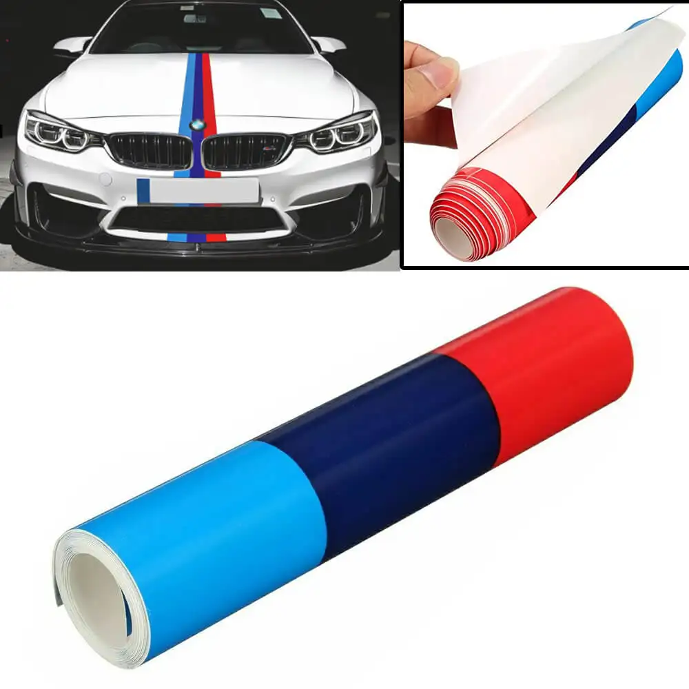 

Car Sticker Red & Violet & Blue Colors For BMW Hoods,Grilles,Bumpers,Mirrors Lens Racing Vinyl Film Decor Decals Auto Accessorie