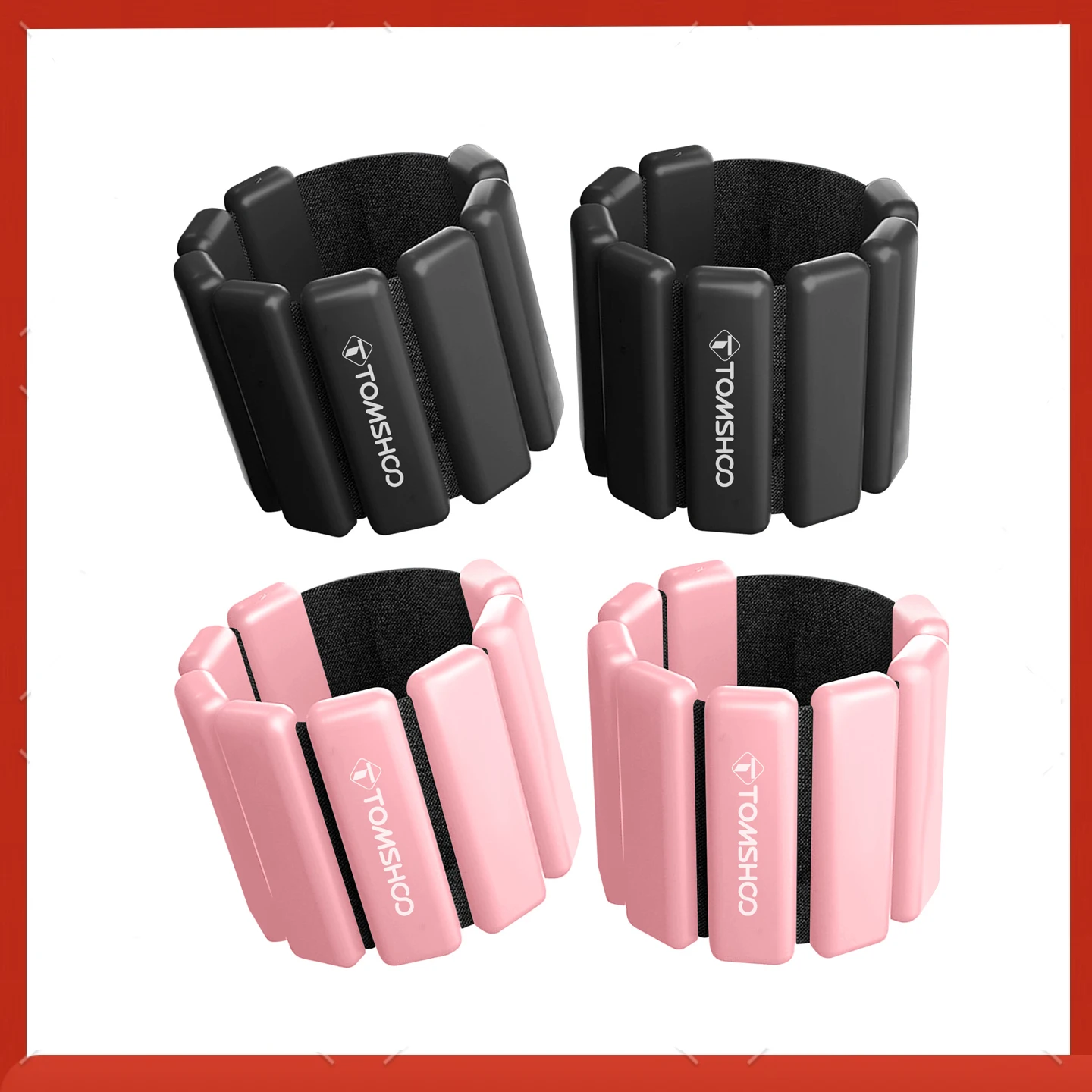 Handgelenk- und Knöchelgewichte-Set, verstellbare Silikon-Fitnessgewichte für Laufen, Pilates, Heimausrüstung, Handgelenkgewichte, Knöchelgewichte