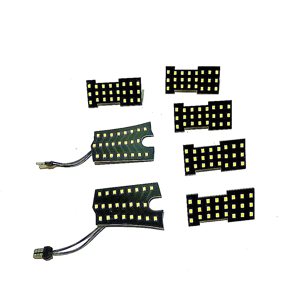 July King LED Car Interior Reading Lights Case For Nissan Elgrand E52 2012+, 6000K 2835SMD, Indoor Light, 7 pcs/set