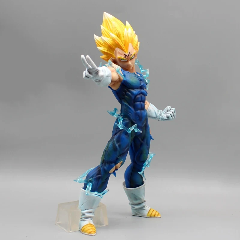 27cm Dragon Ball Vegeta Demonization Lift Hand Anime Figure Model Statue Collection Desktop Decoration Ornament Toys Boys Gift