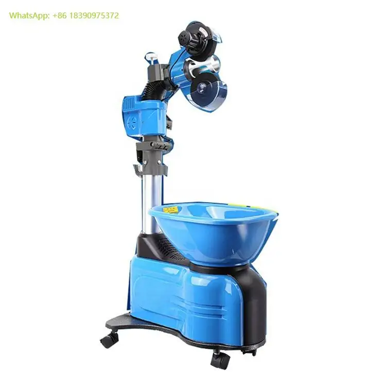 

Authentic E6 Friendship Ping Pong Training Ball Machine Multi-Rotation Multi-Drop Automatic Table Tennis Robot