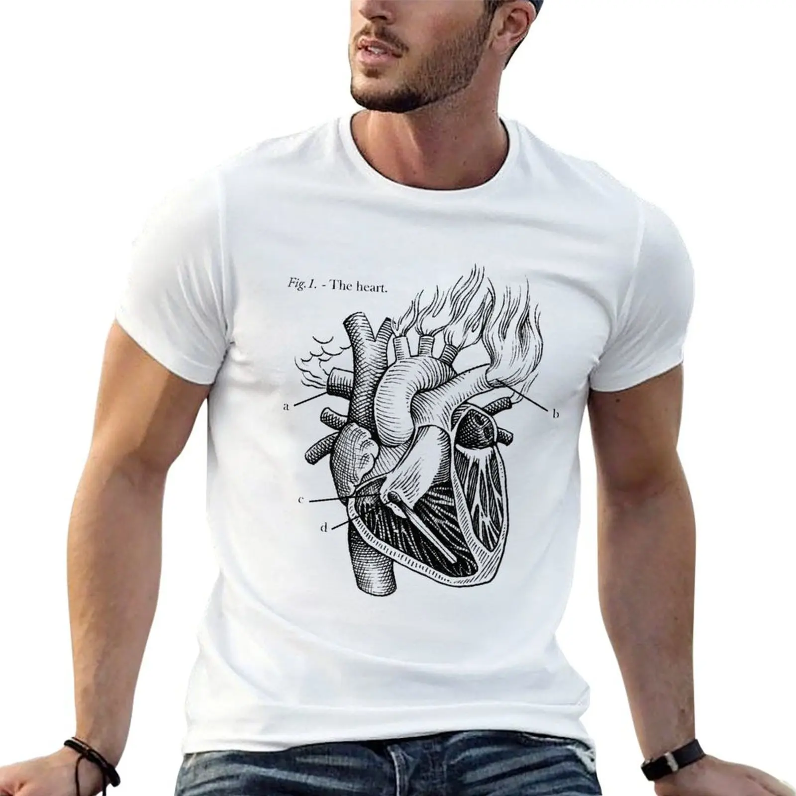

The Heart T-Shirt cotton t shirts man 100% t shirts for man cotton funny t shirt man cotton T-shirt