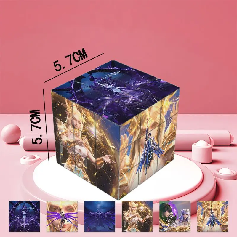 عرش الختم الإلهي أنيمي المكعب السحري الكرتون متعة الإجهاد الإغاثة لغز المهنية السلس سرعة لعبة اللعب الهدايا #6