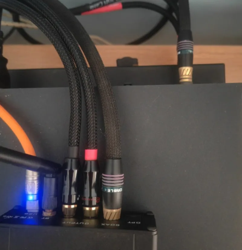 Suitable for (home of fever) high-grade RCA connector 4N oxygen-free copper audio signal cable