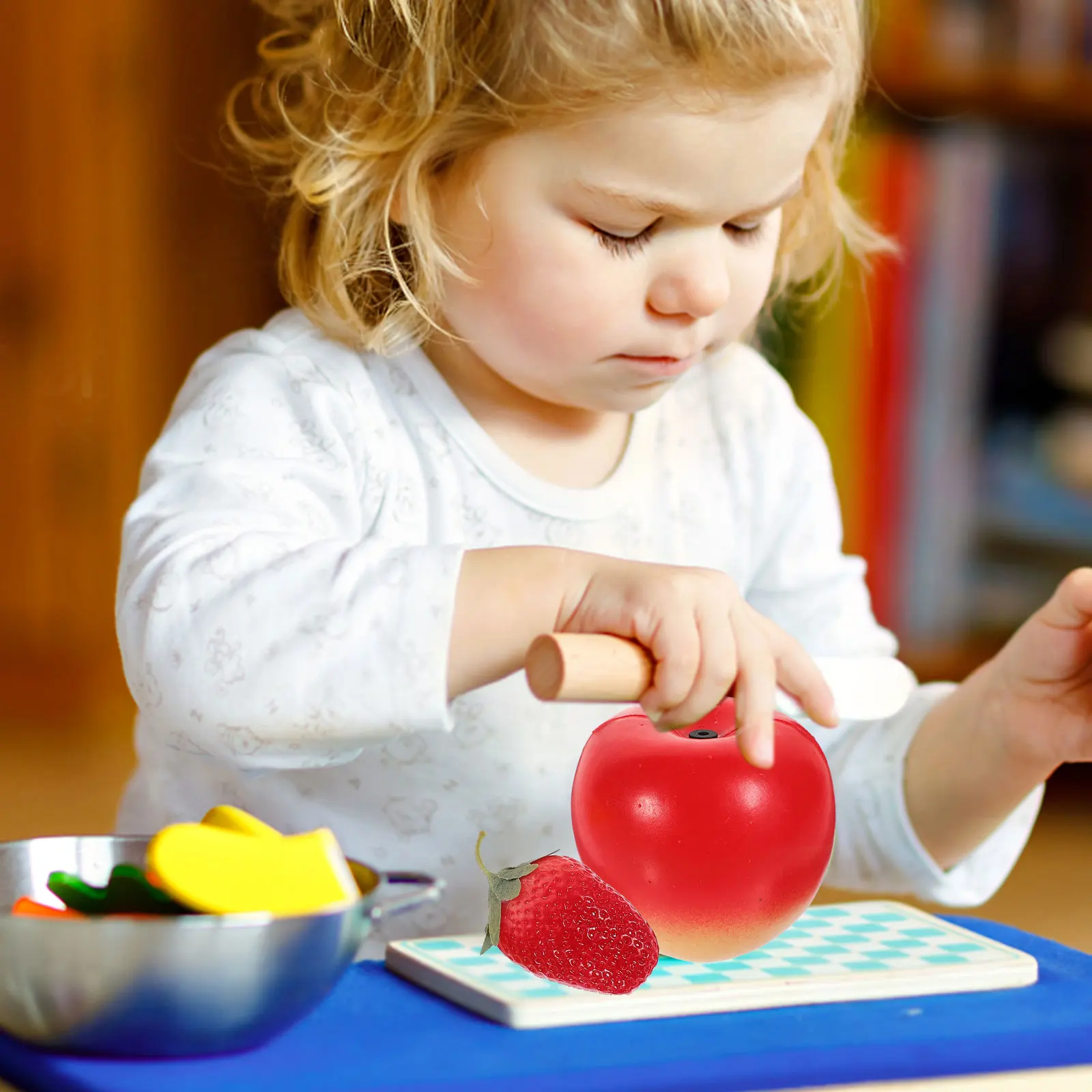 

1 set 1 Set Simulated Fruit Playthings Musical Shakers Early Educational Maracas For Kids Percussion Banana Shaker Plastic Fruit