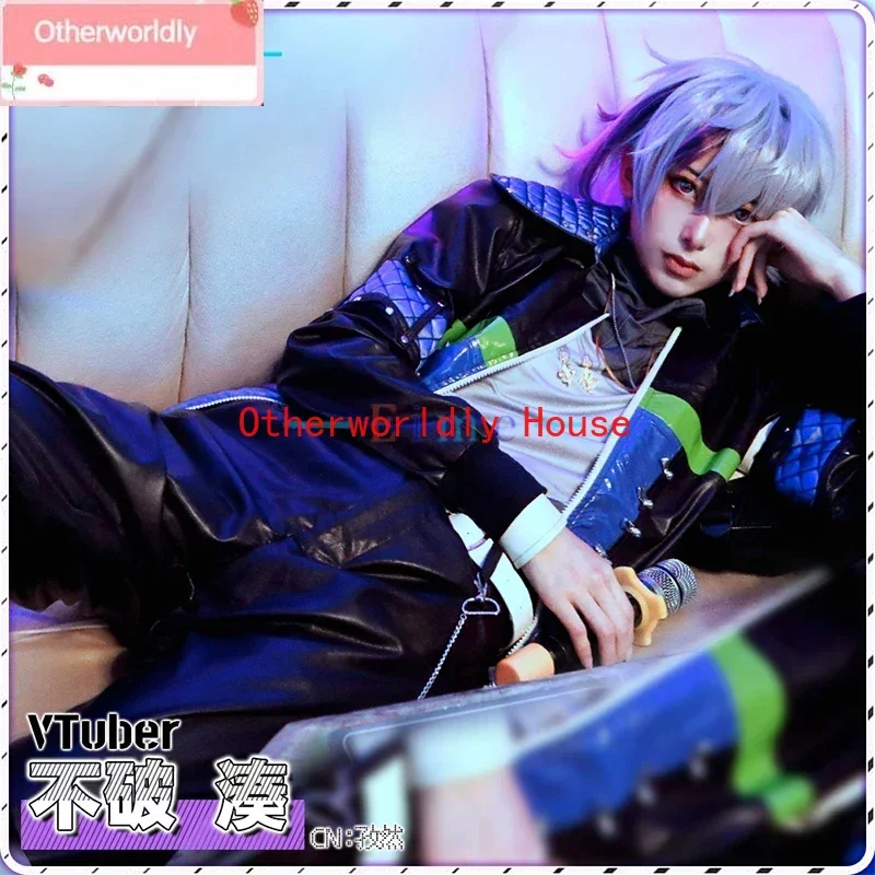 

Fuwa Minato Cosplay Costume Vtuber Cosplay Suit Coat Shirt Pants Party Clothing Halloween Uniforms Custom Made