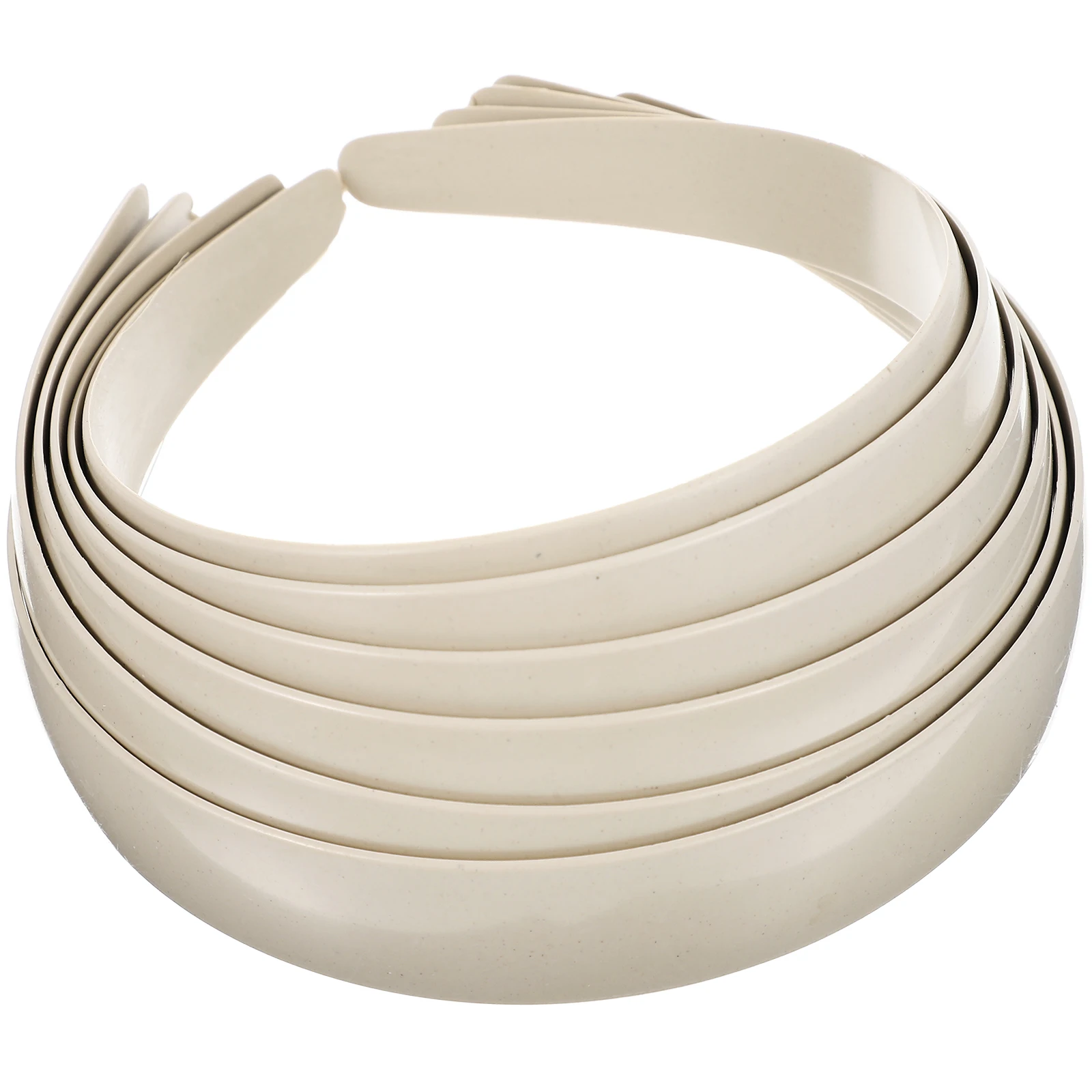 

12pcs Blank Hoop Plastic Headbands Embryo Handmade Materials Diy Headband Accessory Women Girls Plain Headbands No Teeth