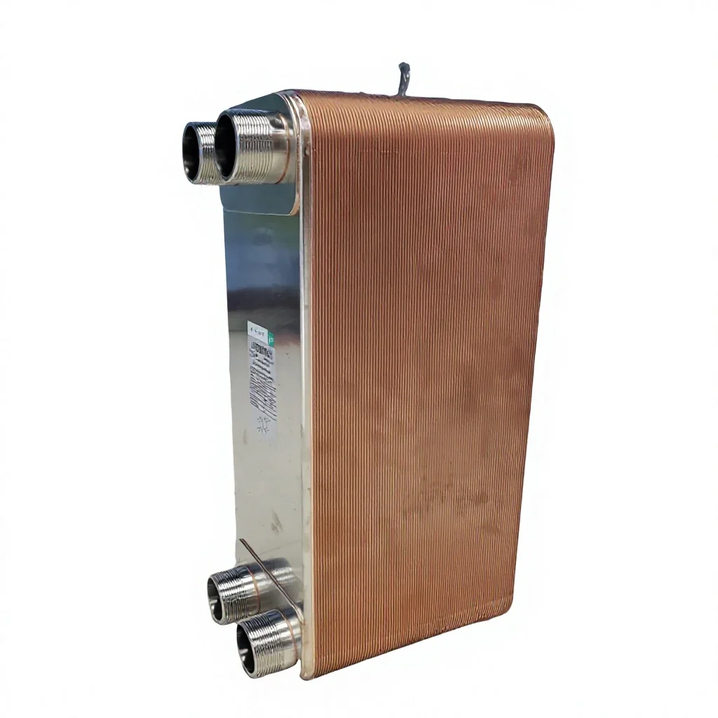 Stainless Steel Brazed Plate Heat Exchanger, High Pressure Leak-Free Cooler for Hydraulic Oil & Gear Oil Water Cooling System