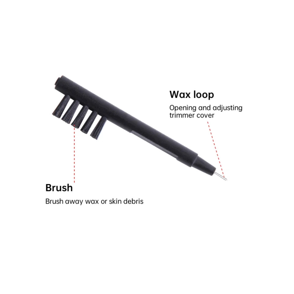 10PCS Soundlink Hearing Aid Cleaning Brush Nylon Hair Soft Brush with Wax Loop Multi-function Cleaning Tool For IEM/ Headphones