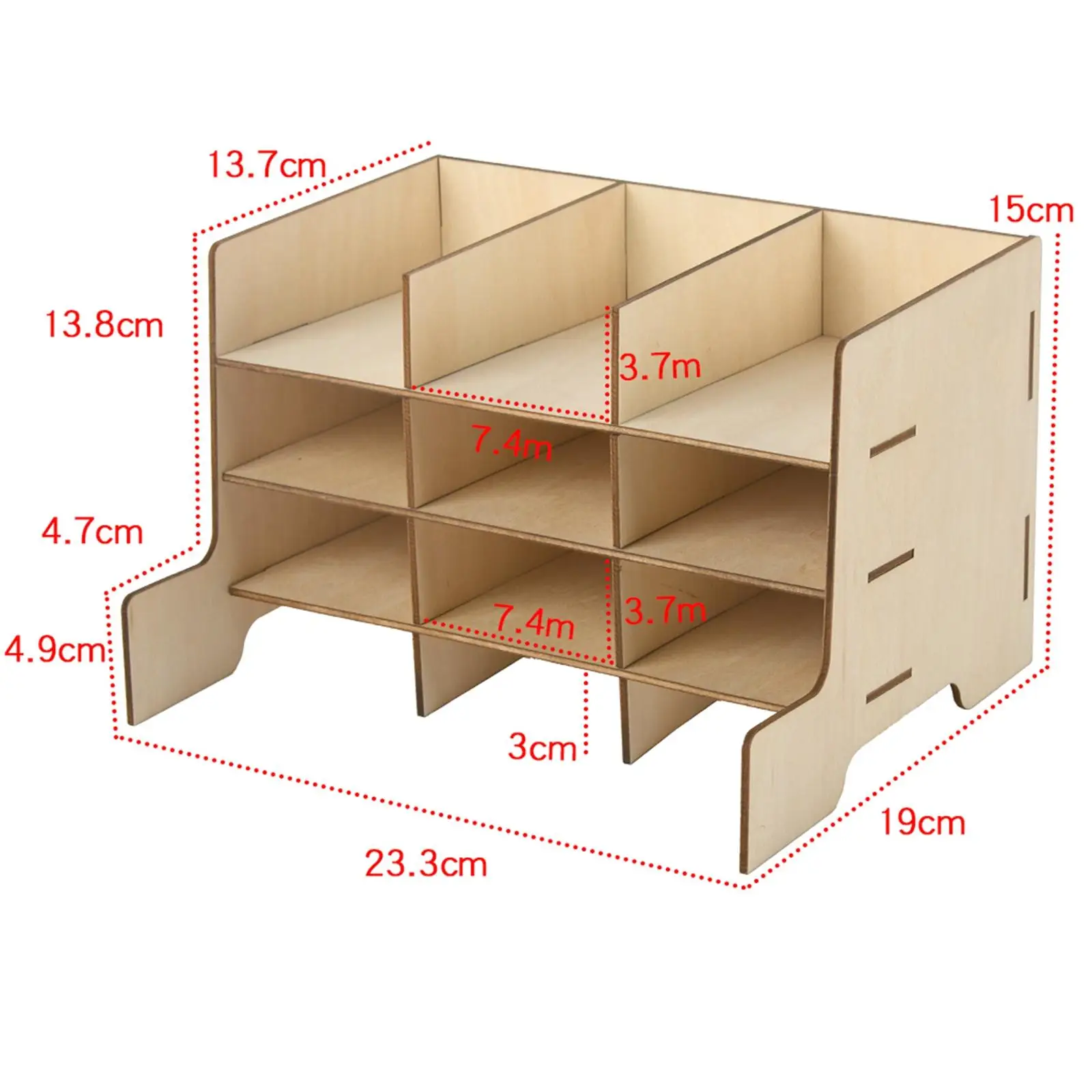Picture 7: DIY Craft Module Pigment Bottle Brush Rack Wood Storage Stand