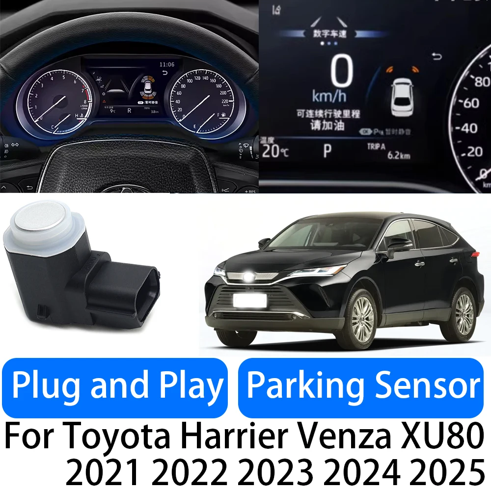 

For Toyota Harrier Venza XU80 2021-2025 Reverse Radar Precision Detection & Easy Install OEM Fit Parking Sensor System