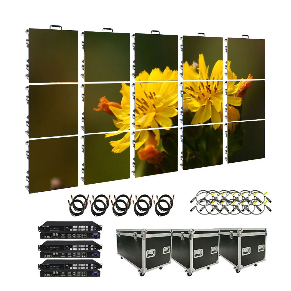 Hot Sell Rx 3.9 3.9Mm 5000X3000Mm 16.4X9.8Ft Outdoor Rental Led Video Wall Display Screen for Events in Tanzania