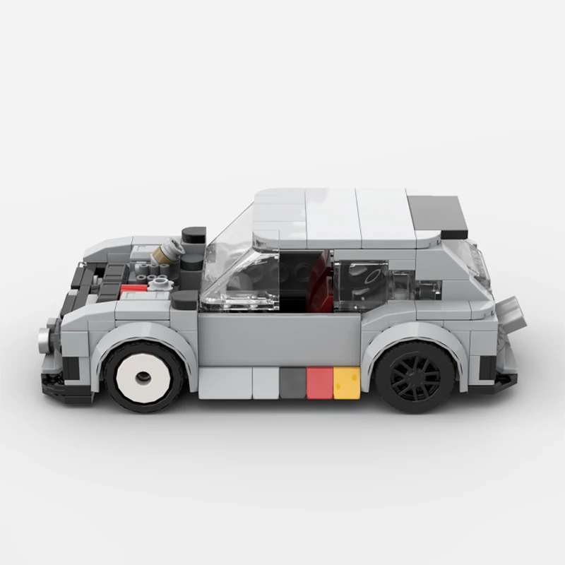 Classical  Speed Vehicle MOC 1981 Golf GTI Mk1 Custom Building Blocks Assemble Model Sets DIY Children's Toys Christmas Gifts