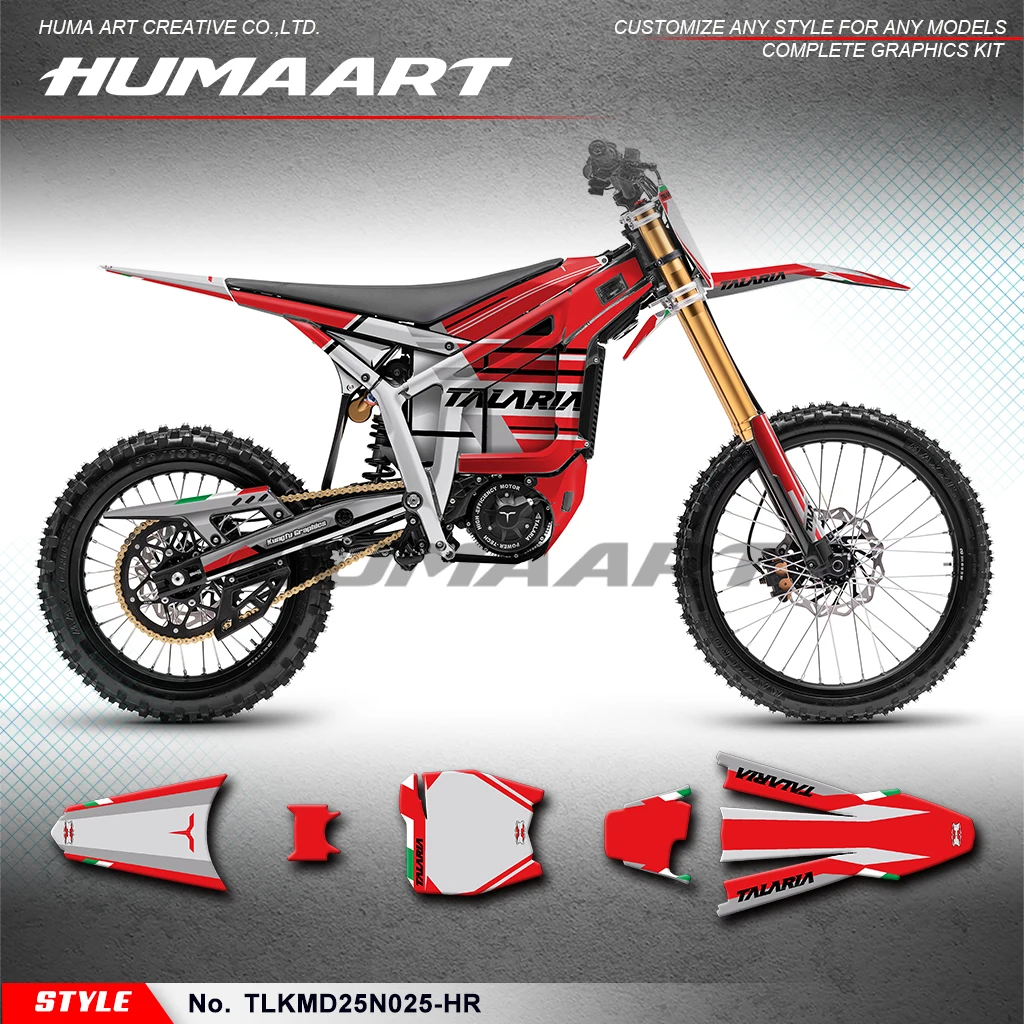 

Виниловая наклейка HUMAART Racing для TALARIA KOMODO, Рестайлинг, Стиль No TLKMD25N025-HR
