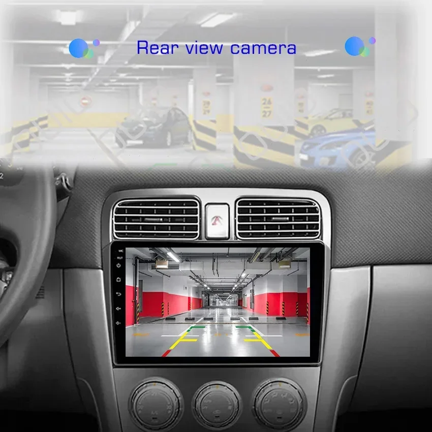أندرويد 13 راديو لسوبارو فورستر SG 2004 2005 2006-2008 سيارة ستيريو مشغل وسائط متعددة Carplay السيارات لتحديد المواقع والملاحة DSP 48EQ